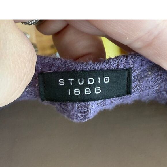 Studio 1886 (AVON) Casual Top Size 1X in Purple - Picture 8 of 9
